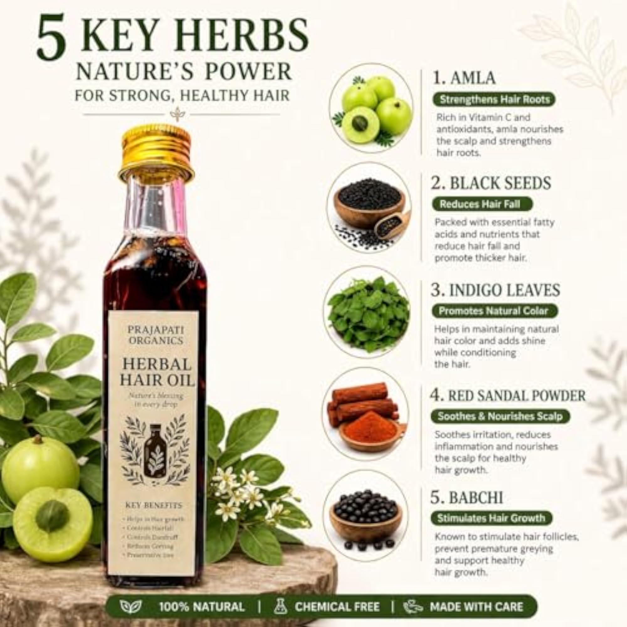 Herbal Hair Oil, 250ml