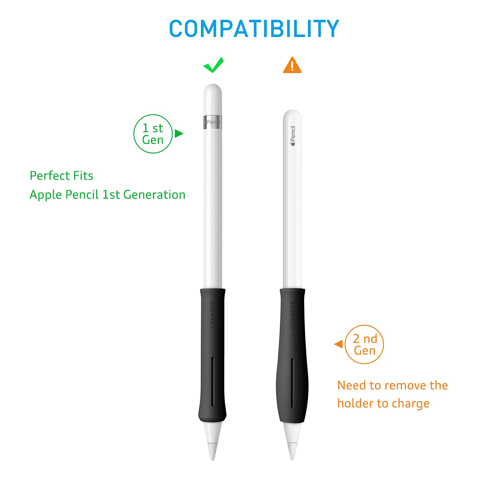 Fintie 2 Piece Silicone Grip Holder For Apple Pencil 1st Gen Protective Skin Sleeve Case Accessories For Apple Pencil 1st Generation Ipad 6th Gen Pencil Black Amazon Com Au Electronics