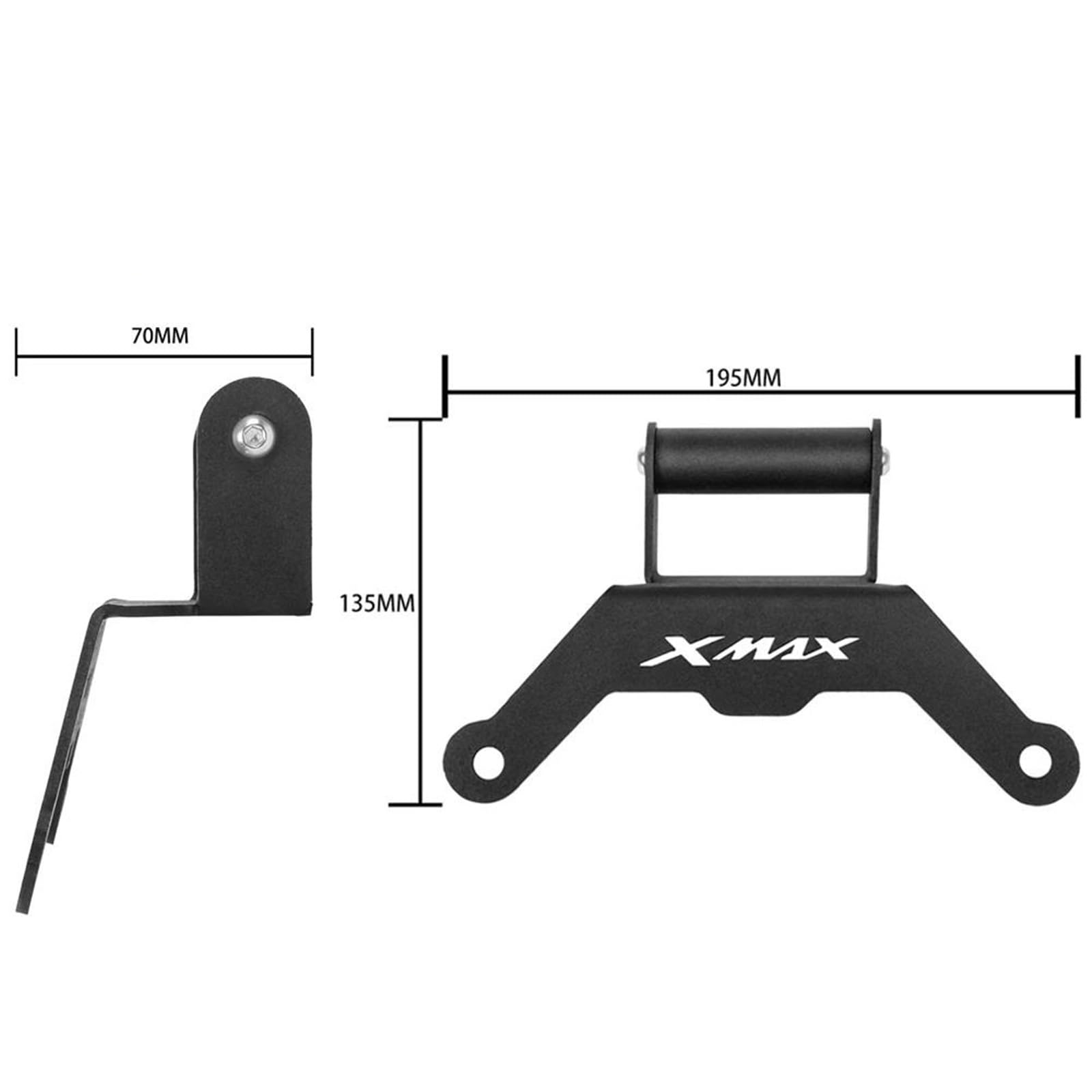 Soporte para GPS Soporte De Navegación para Motocicleta con GPS Y Teléfono Móvil, Ajustable, para Y&amaha XMAX300 (2022-2024) Barra Soporte