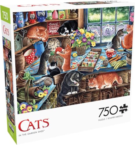 Buffalo Games - In The Garden Shed - 750 Teile Puzzle für Erwachsene Herausforderndes Puzzle perfekt für Spieleabende - Fertige Größe 24… – Ansicht 1