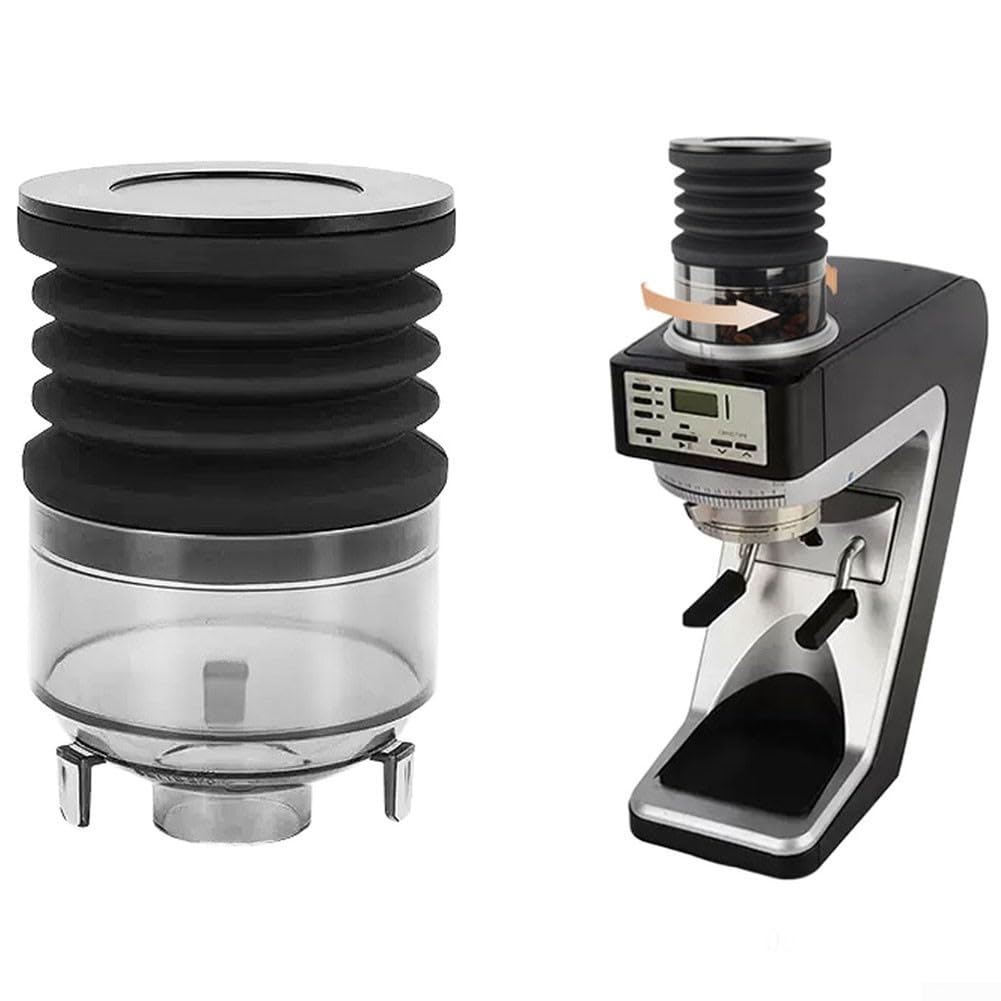 Tolvas de molinillo de café, embudo de presión de mano de silicona de fuelle para recoger café molido para Baratza