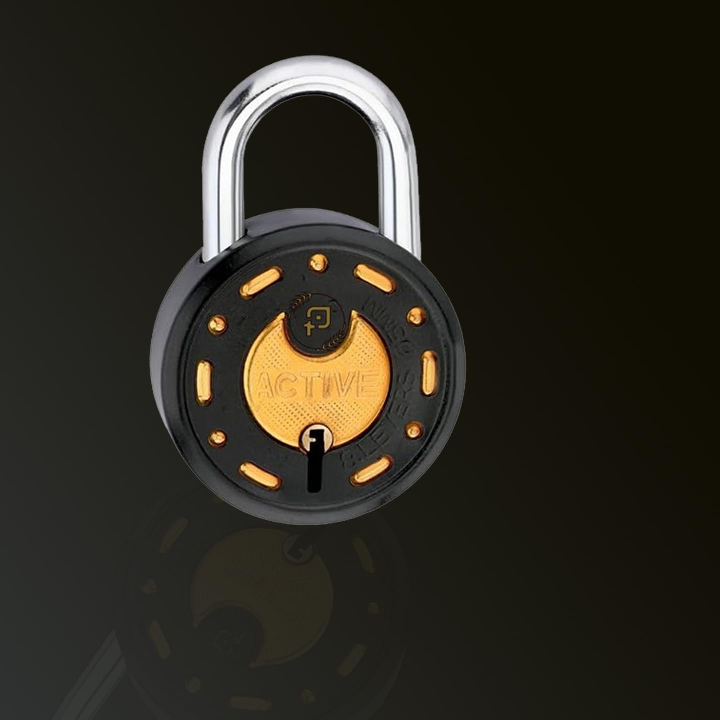 Azco Round Locks 65mm 10 Keys, Steel 8 Levers Double Locking, Lock and Key for Home Door Shutter Shop Office Main Gate, Gold Black Finish, Made in India (Pack of 1) — Amazon image 17