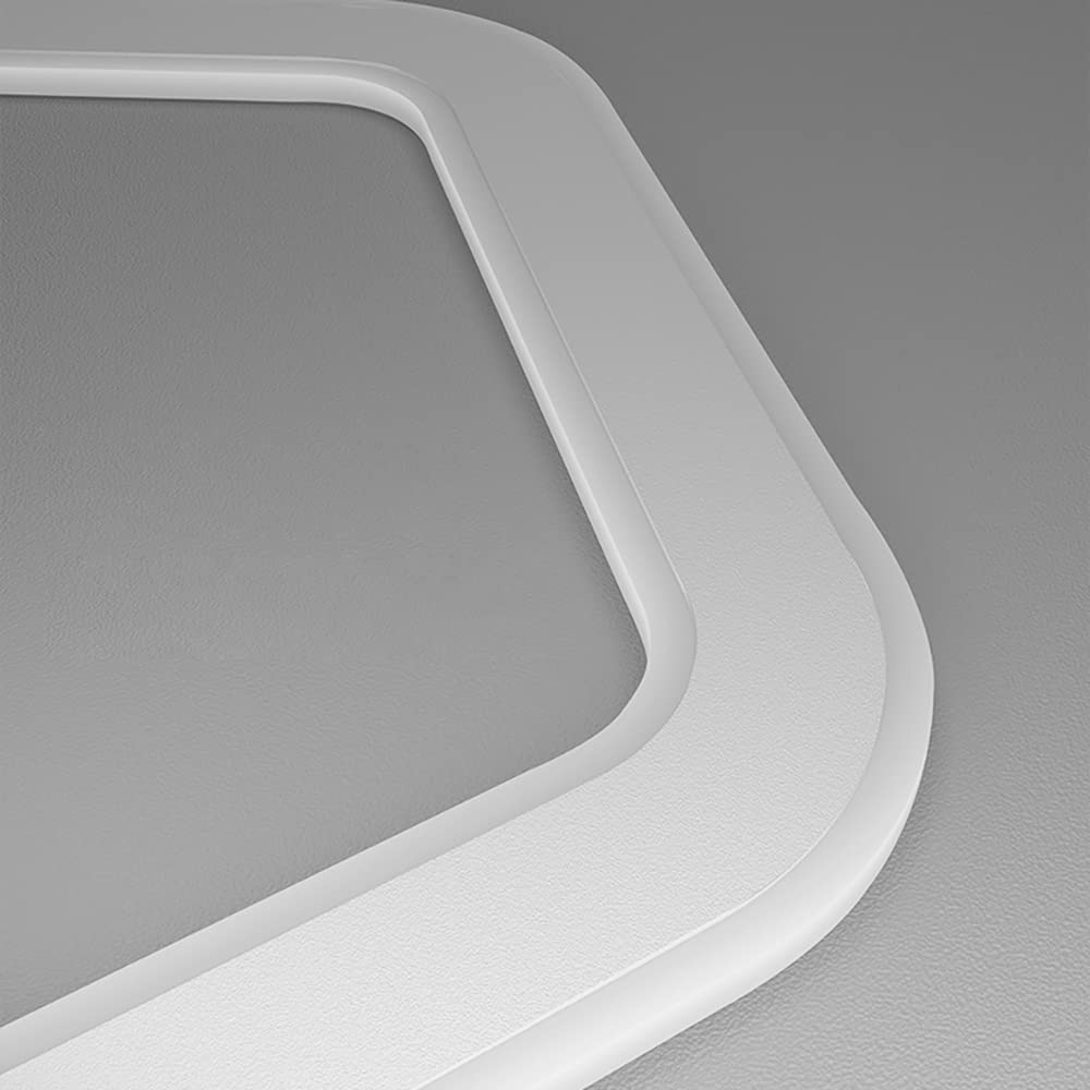 Lampada a Sospensione pentagonale Creativa in Metallo con Paralume in Acrilico con Apertura, Moderna Lampada a LED per Creare Atmosfera in Camera da Letto, lampade a Sospensione ad