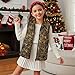 TOADDMOS Duck Camo Kids Vest Size 7-8 Versatile Boys Outerwear Vests Stylish Sleevless Fall Winter Warm Outerwear With Pockets Fashion Warm Lightweight Winter Coat with Pocket