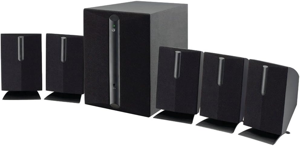GPX HT050B 5.1 Channel Home Theater Speaker System (Black)