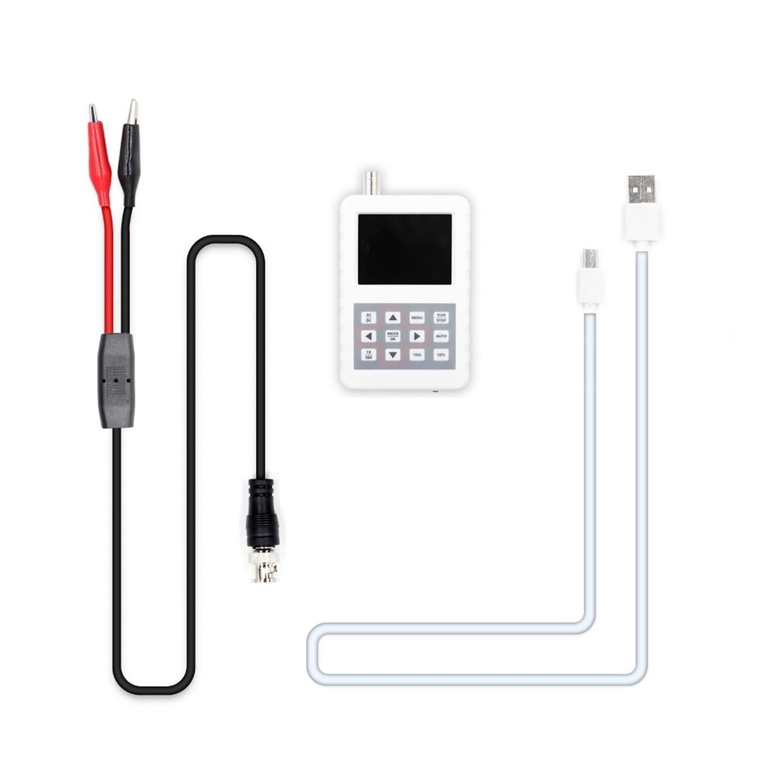 Mini oscilloscope numérique portable portable bande passante 5M taux d'échantillonnage 20MSps