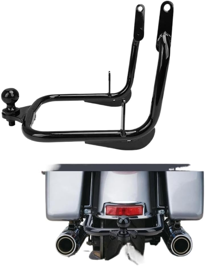 Trailer Tow Hitch Receiver Compatible with Touring Electra Road King CVO Street Road 2009 2023 Motorcycle Black