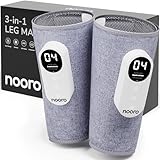 nooro 3-in-1 Leg Massager - Advanced System - Support for Legs and Feet Discomfort, Helps with Muscle Stiffness, Stimulates Natural Calf Wellness
