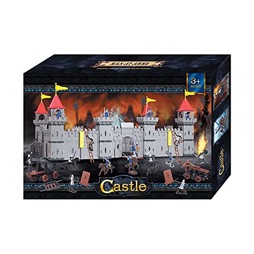 TikTakToo Coole, kleine Ritterburg mit Spielfiguren Königreich Burg Schloss DIY (mittel) – Bild 4