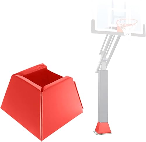 VANCL Almohadillas de poste cuadrado para poste de baloncesto resistente al aire libre, acolchado cuadrado para poste de 4, 5, 6, 8 pulgadas y base,
