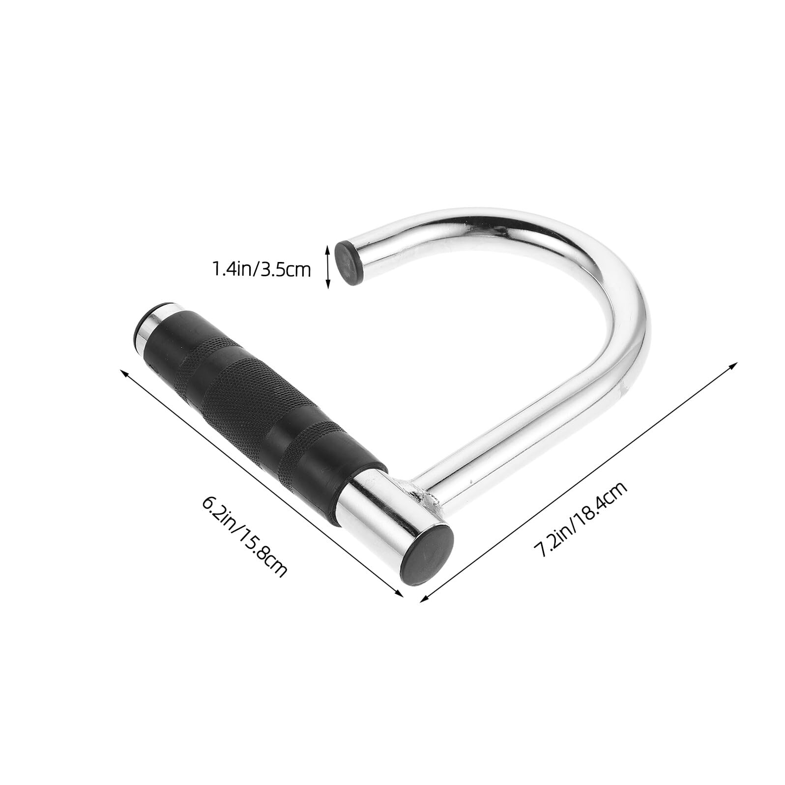 Maniglia Fitness Antiscivolo con Rivestimento in Gomma Impugnatura Ergonomica per Allenamento con Cavi e Sostituzione Manopole Bilanciere Accessorio Portatile per Palestra e Casa