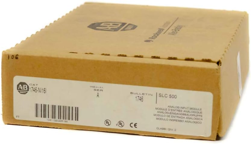 ALLEN BRADLEY 1746-NI16I 16 BIT, Input/Output Module, 16 Point, 20 MA, Analog, 5 VDC, Discontinued by Manufacturer
