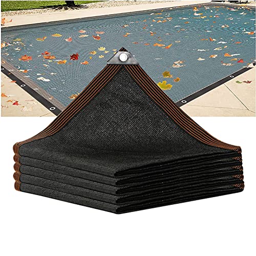Teichnetz,laubnetz Teich,vogelschutznetz,Pool Abdeckplane Rechteckig,Poolüberdachung Aus Polypropylen, Winterabdeckplane Pool,Vogelnetz Engmaschig,Gartennetz,sonnenschutz Netz ( Size : 8x10m/26x32FT )