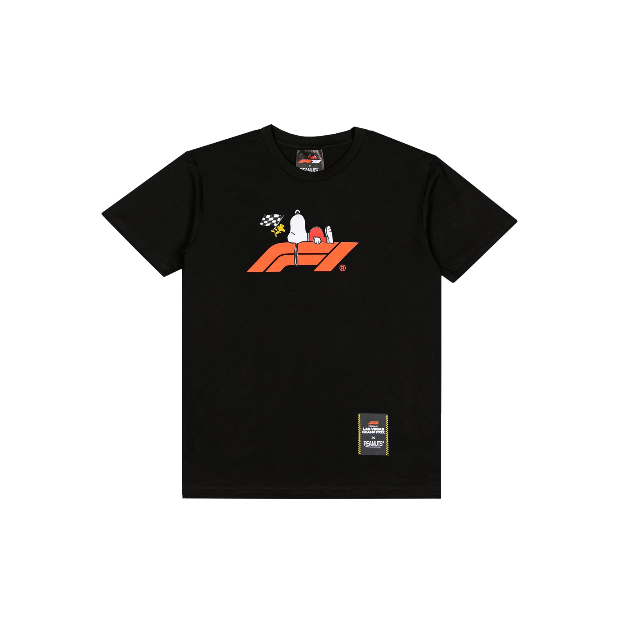F1 Las Vegas Grand Prix Men's Peanuts Logo Lockup T-Shirt