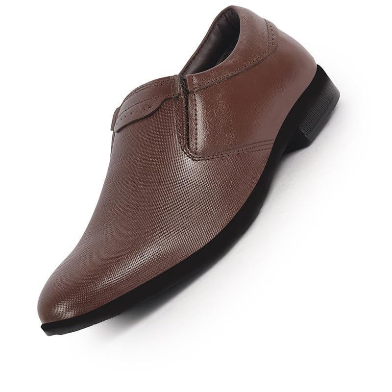 fausto Men Leather Formal Pull-On Shoes-picture-54