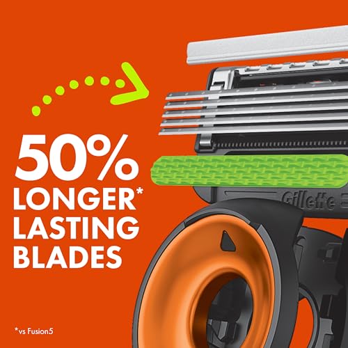 Gillette Labs Special NFL Bengals Edition Shaving Razor for Men - 1 Handle, 1 Razor Blade Refill, Perfect for Game Day Grooming, GilletteLabs with Exfoliating Bar - image 4