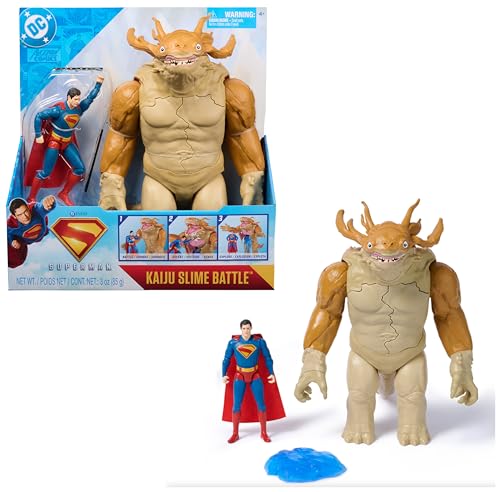 DC Superman - Battle Pack Kaiju - Figurine Superman Contre Figurine Kaiju Géant - Scène du Film - Slime Bleu Inclus - Super Héros Et Super Vilain - Jouet À Collectionner - Jouet Enfant 4 Ans Et + DC Superman - Battle Pack Kaiju - Figurine Superman Contre Figurine Kaiju Géant - Scène du Film - Slime Bleu Inclus - Super Héros Et Super Vilain - Jouet À Collectionner - Jouet Enfant 4 Ans Et +
