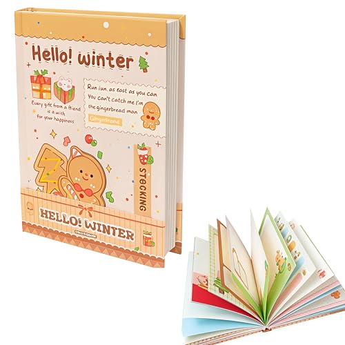 Image of FunBlast Diary for Girls - Christmas Kawaii Diary for Kids, Journal Diaries for Girls, Notepad for Students Stationary Items, Birthday Gifts (128 Sheets) (Brown-)
