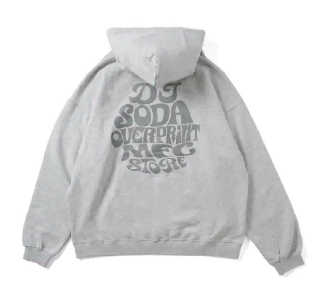 Amazon.co.jp: MFC STORE × over print × DJ SODA HOODIE パーカー L 