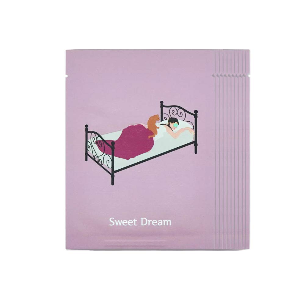 PACK-age, Sweet Dreamm Deep Sleeping Korean Face Masks Skincare, Cream Type Sheet Masks, 25ml 10 Sheets