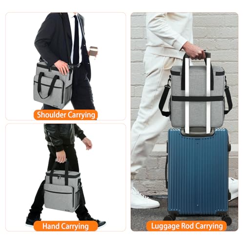 Image of LEFOR.Z Travel Coffee Maker Carrying Bag Compatible with Keurig K-Mini or K-Mini Plus, Single Serve Coffee Maker Portable Storage Bag with Shoulder Strap,Grey(Bag Only)