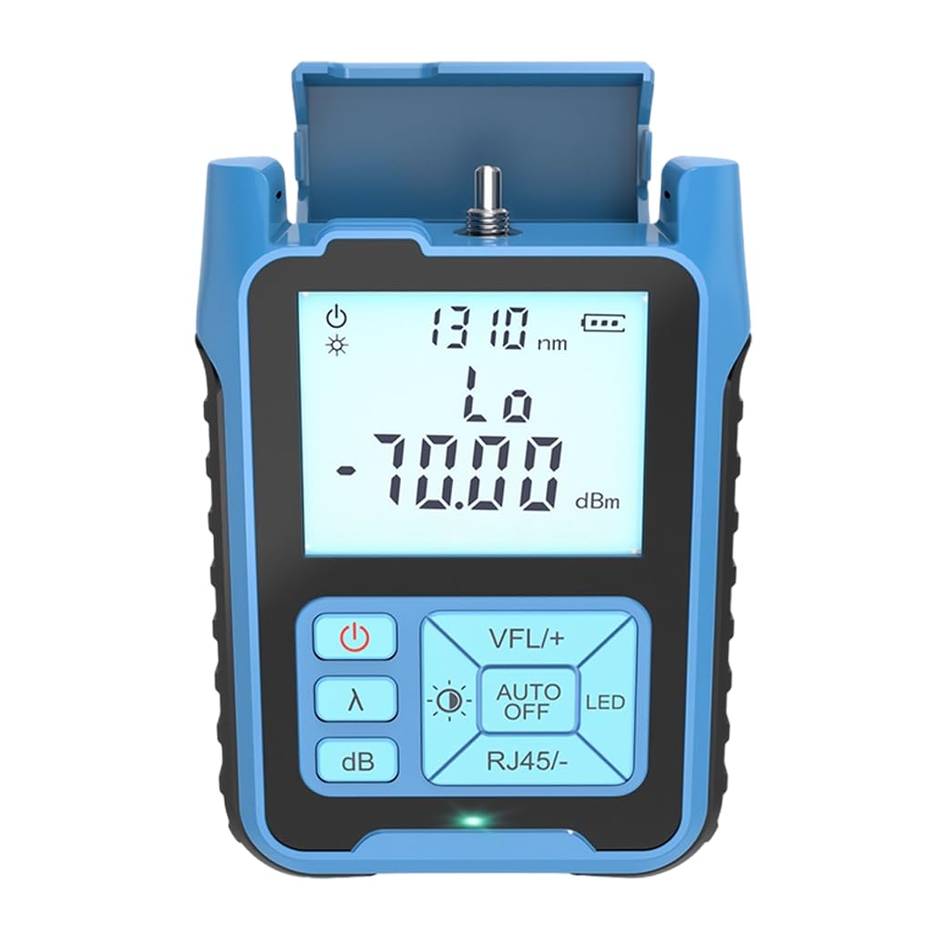 Serplex® Optical Power Meter Fiber Laser Cable Db Tester Optic FTTH Telecom CATV High Power Test Sm mm Telecom FTTH -50~+10dBm FC/SC/ST