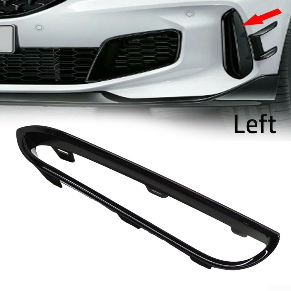 Rejilla lateral izquierda para parachoques delantero para BMW Serie 1 F40 M SPORT (2019-) - Pieza de repuesto para OE 51118075625, plástico
