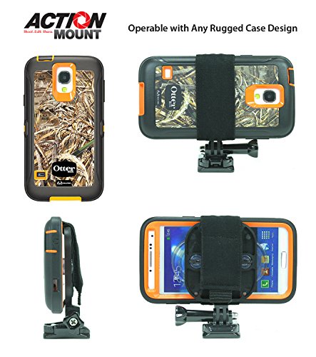 Action Mount® - Cantilever Picatinny Weaver Gun Rail Side Mount For Gopro, Bundled Adapter, Operable With Any Phone. Strongest Hold On The Market. Use A Smartphone, Or Gopro Camera. #TOP6