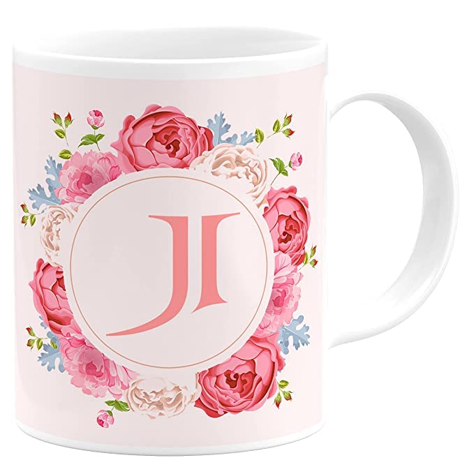Buy APSRA PrintingZone Alphabet J Mug Letter J Mug Colourful J Mug