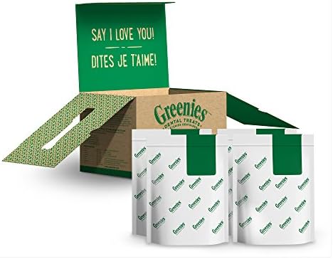 GREENIES Original Regular Natural Dog Dental Care Chews Oral Health Dog Treats, 72 oz. Pack (72 Treats)