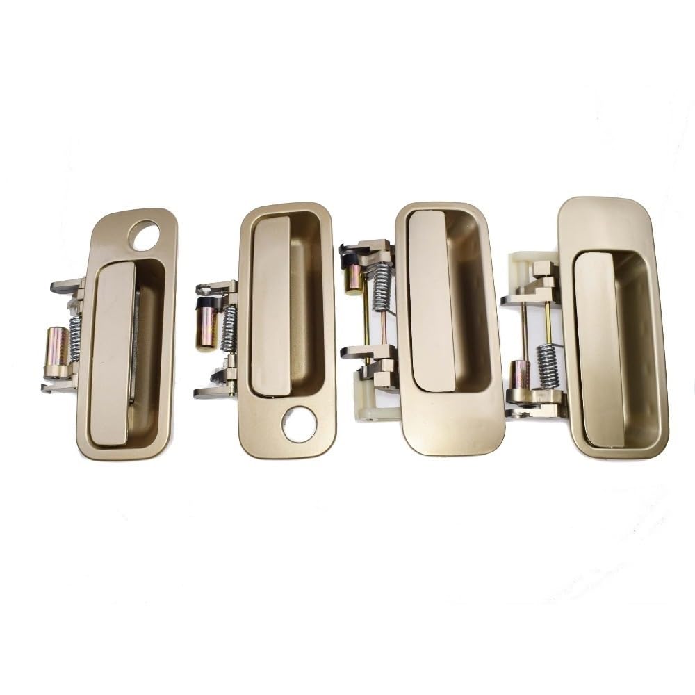 Hufagyg Fr Rr 2 Right Pair Outside Door Handle Beige Front Rear Left Right Lh Rh For Toyota