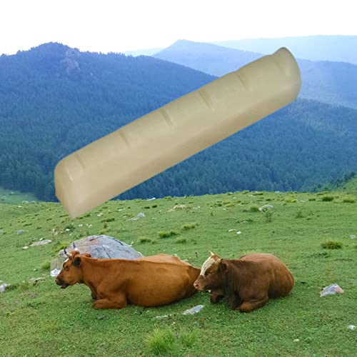 Miwayer 6 String Ymh Acoustic Guitar Unbleached Bone Nut, Guitar Bridge Nuts, Cut From Whole Bones, 43X5X9Mm (6 String Ymh Guitar Nut 43Mm 2 Pack) #TOP4