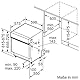 Bosch SMI6ZCS00E Serie 6 Smarter Geschirrspüler integriert, 60 cm breit, Besteckschublade, Made in Germany, Silence Programm besonders leise, Rackmatic höhenverstellbarer Oberkorb, Einbau