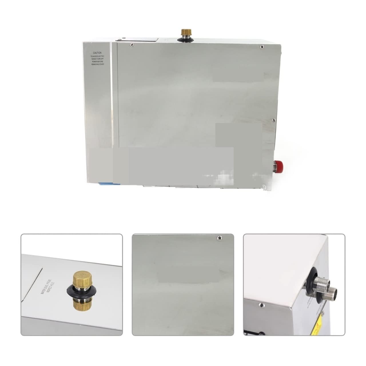 Riscaldatore per Piscina 4. 5KW Generatore di Vapore Sauna Bellezza Nasan Wet Steamer Home Spa Guscio in Acciaio Inossidabile Doccia Pompa di Calore per Piscina
