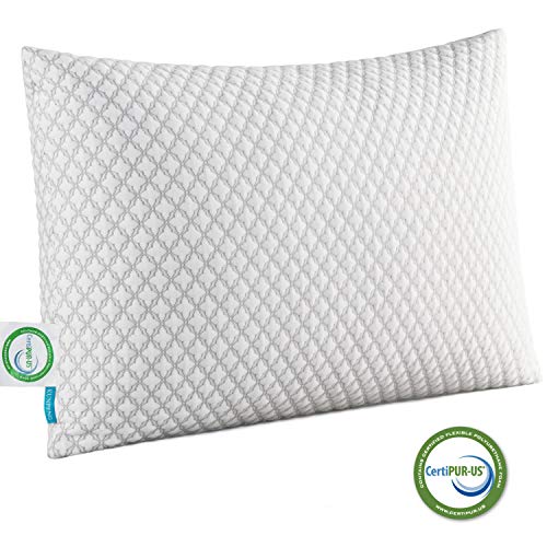KUNPENG Shredded Memory Foam Pillows for Sleeping - Cooling Bed Pillow Hypoallergenic
