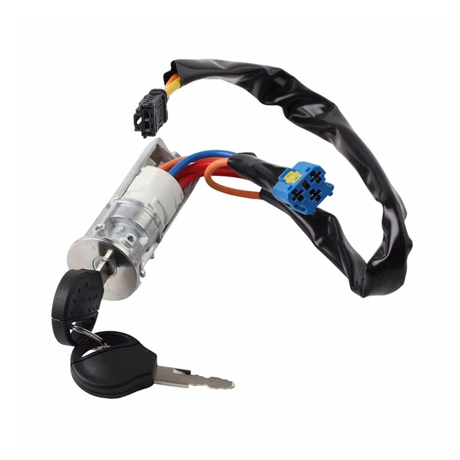 Ignition Lock Cylinder Compatible with C&itroen for Berlingo for Partner Ignition Switch Lock Cable with 2 Keys Automotive Replacement Parts 4162.Z1 4162Z1