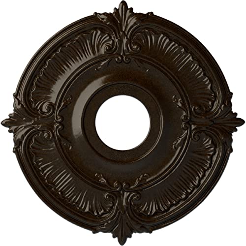 Image of Ekena Millwork CM18ATBZSDecorative Ceiling Medallions Modeled After Original Historical Patterns & Designs, Bronze