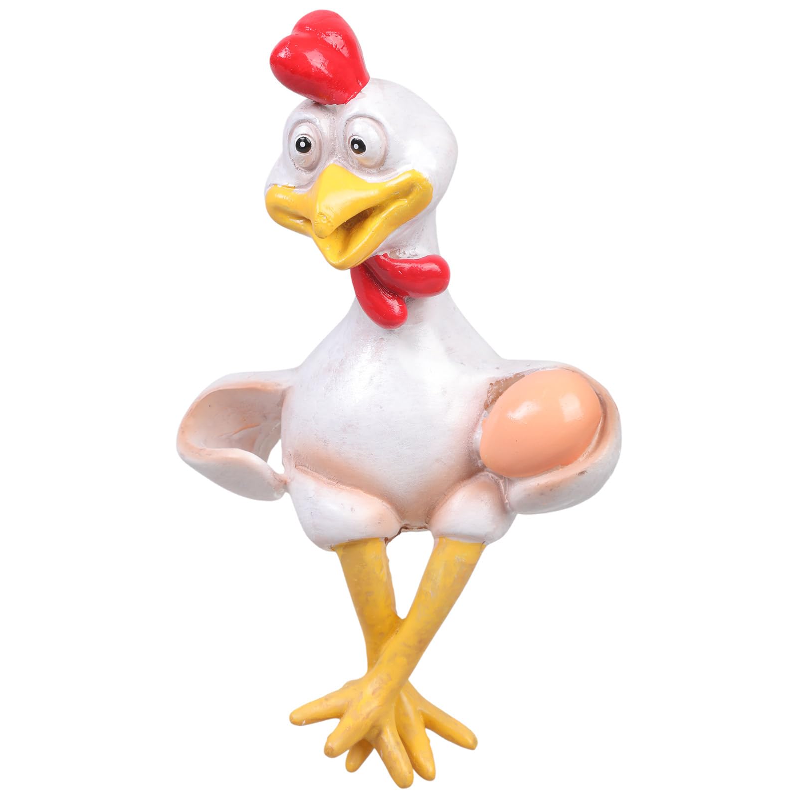 ordinarYone Capricious Resin Chicken Sculpture Creative Homes Decors Indoor Outdoors Garden Ornament Miniature Resin Animal Figurine