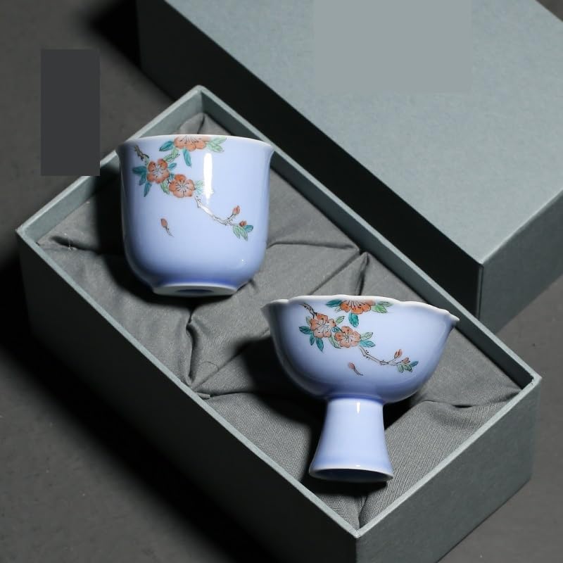 Filiżanki Matcha Travel Coffee Filiżanka Ręcznie Malowana Wyższa Mistrz Kubek Ceramiczny Pojedynczy Kubek Dom Kung Fu Filiżanka Herbaty Kolor Szkliwa Filiżanka Kawy Zestaw Herbaty Infuser Kub(A)