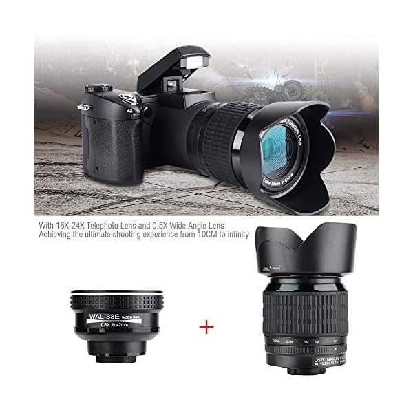 Digitalkamera, Kompaktkamera Spiegellose Kamera 3 inch Display Megapixel 24 Fach optischer Zoom Touchscreen Optischer… – Bild 4