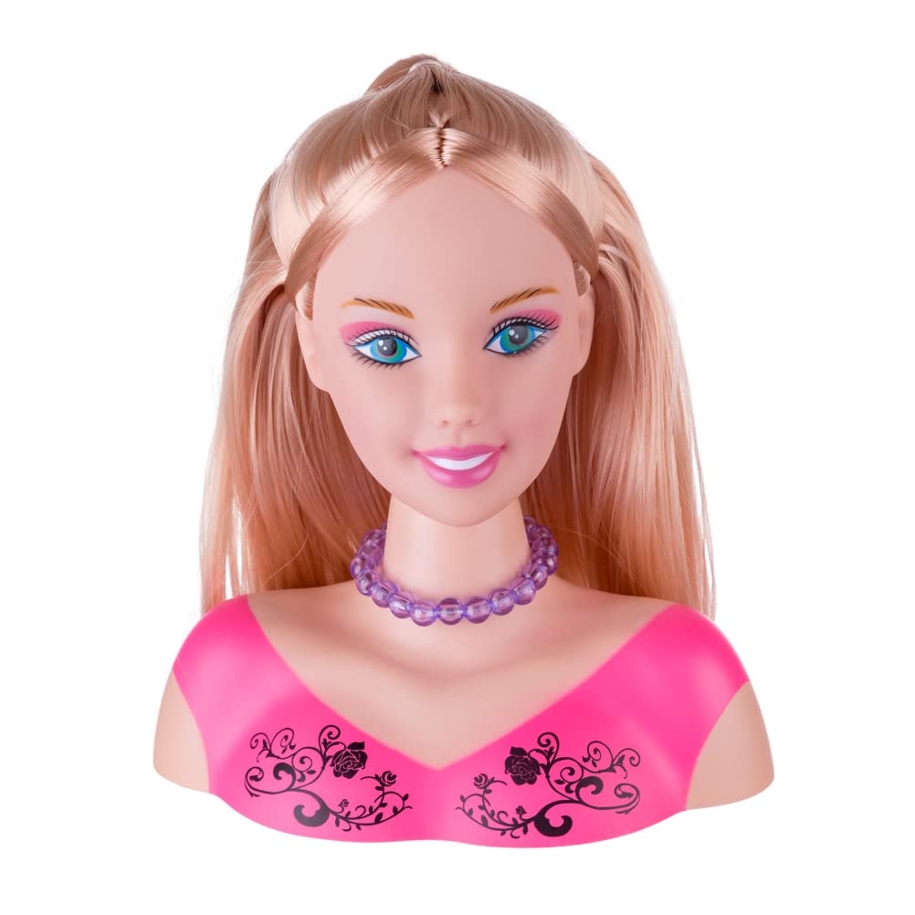 Kit Trucco Giocattolo per Bambini con Asciugacapelli per Giochi di Ruolo