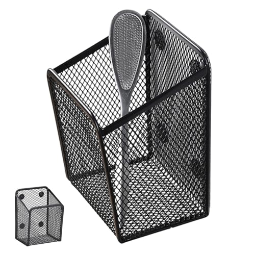 Portarotuladores - Vaso magnético para bolígrafos, recipiente multiusos montado en el refrigerador | Almacenamiento de marcadores de limpieza en en el refrigerador, accesorios de papelería