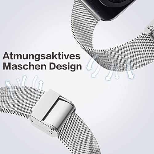 Ouwegaga Edelstahl Armband für Apple Watch 38mm