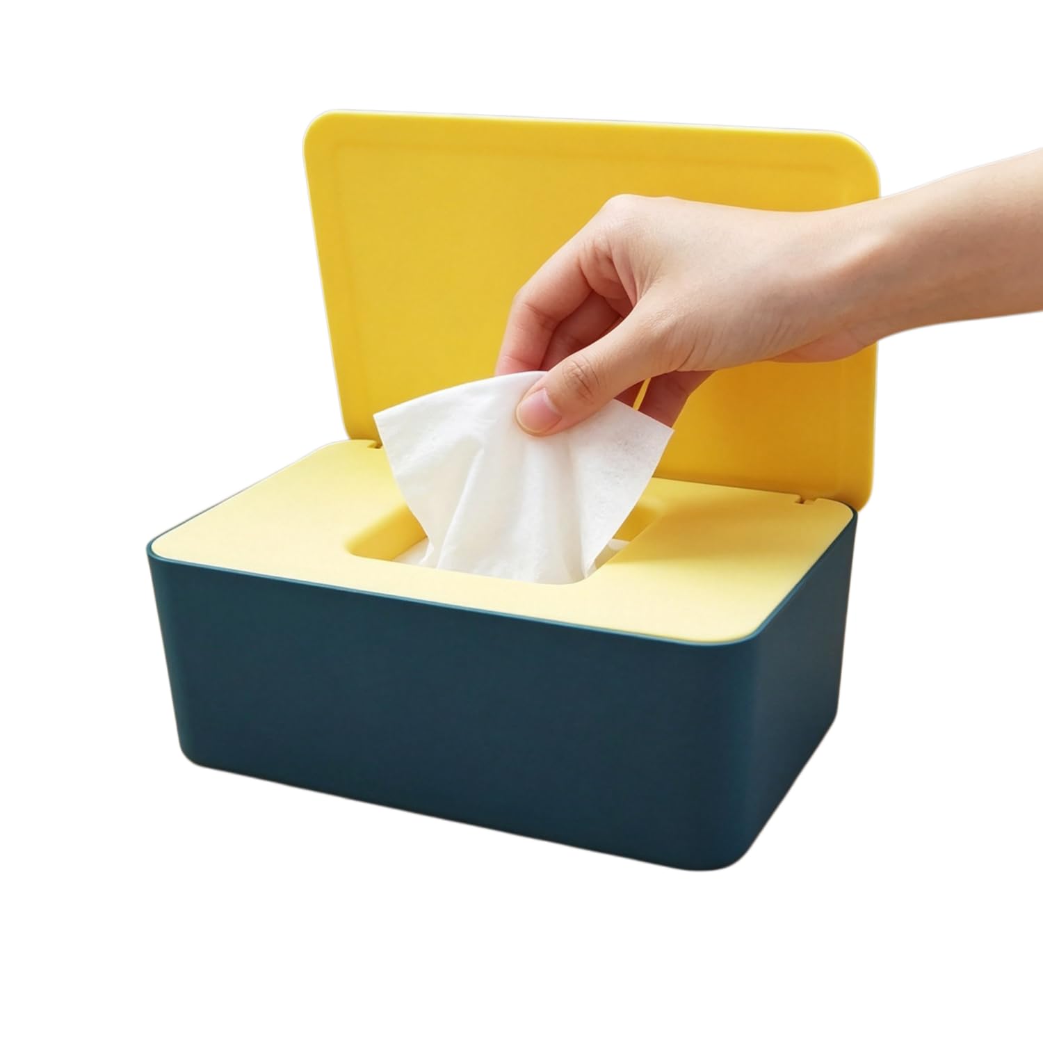 Baby Wet Wipe Dispenser, Baby & Adult Wipe Holder for Home Bathroom, Kitchen, Bedroom, Living Room, Office, Multi - use Storage Case for Dry Wipes & Masks