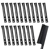 8 Inch Safety Knife Cover Sleeves, 20 Pack Knife Edge Guard Universal, Knife Sheath, Knife Edge Guards Blade for Ceramic Kitchen Paring Bread Knife, Kitchen Universal Knife Sheath, Black