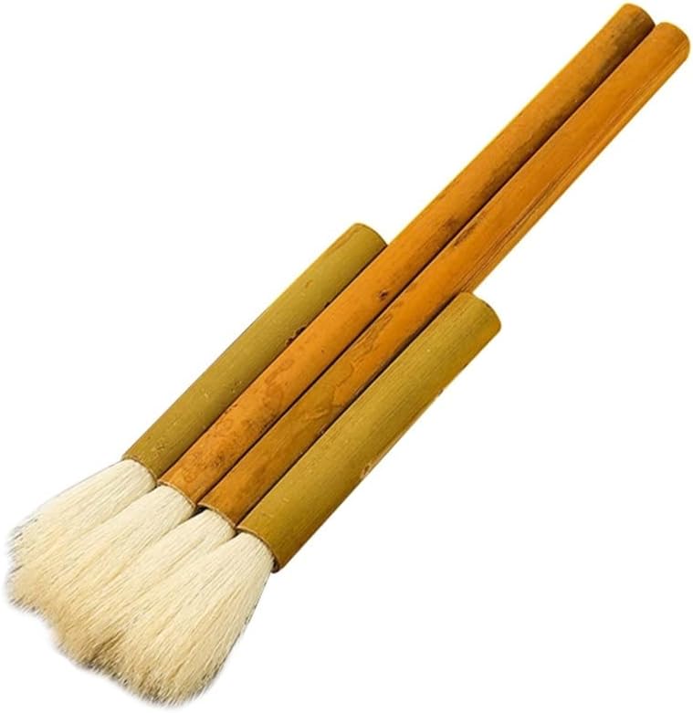 Blender Brushes Tubes Sheep Hair Artist Painting for Pottery Wash Dust Cleaning Ceramic(D)