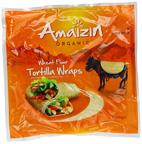 Amaizin Organic Tortilla Semifresh 6 Wraps 240 g (Pack of 8)