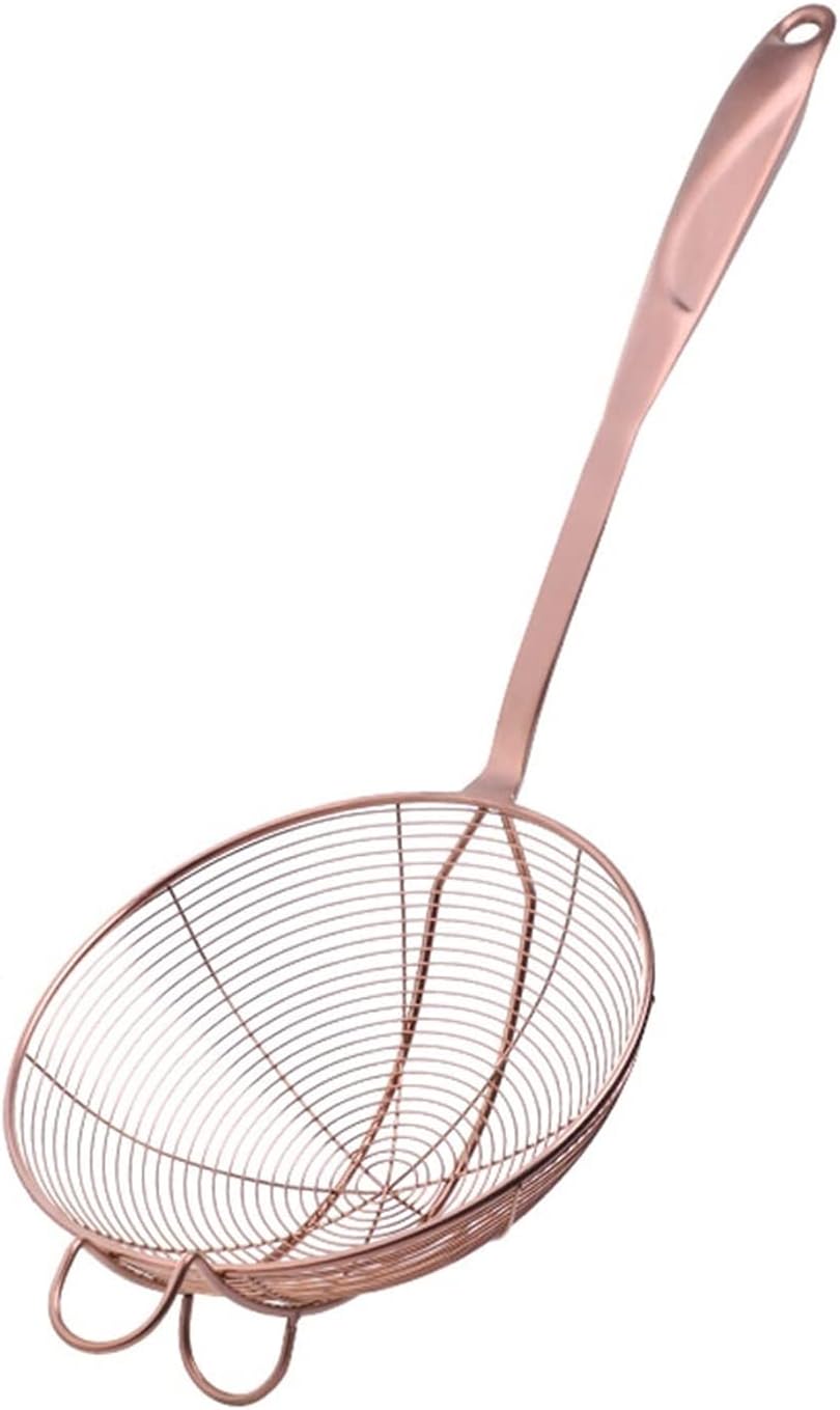 Leaky Spoon Stainless Steel Spider Strainer Skimmer Kitchen Cooking Utensil for Cooking and Frying Hot Pot (18.70×6.89in) Colander (Color : C)