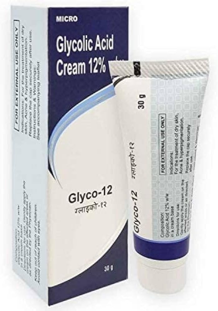 Glyco-12 Cream (For Dry Skin, Acne & Hyperpigmentation)30 GM