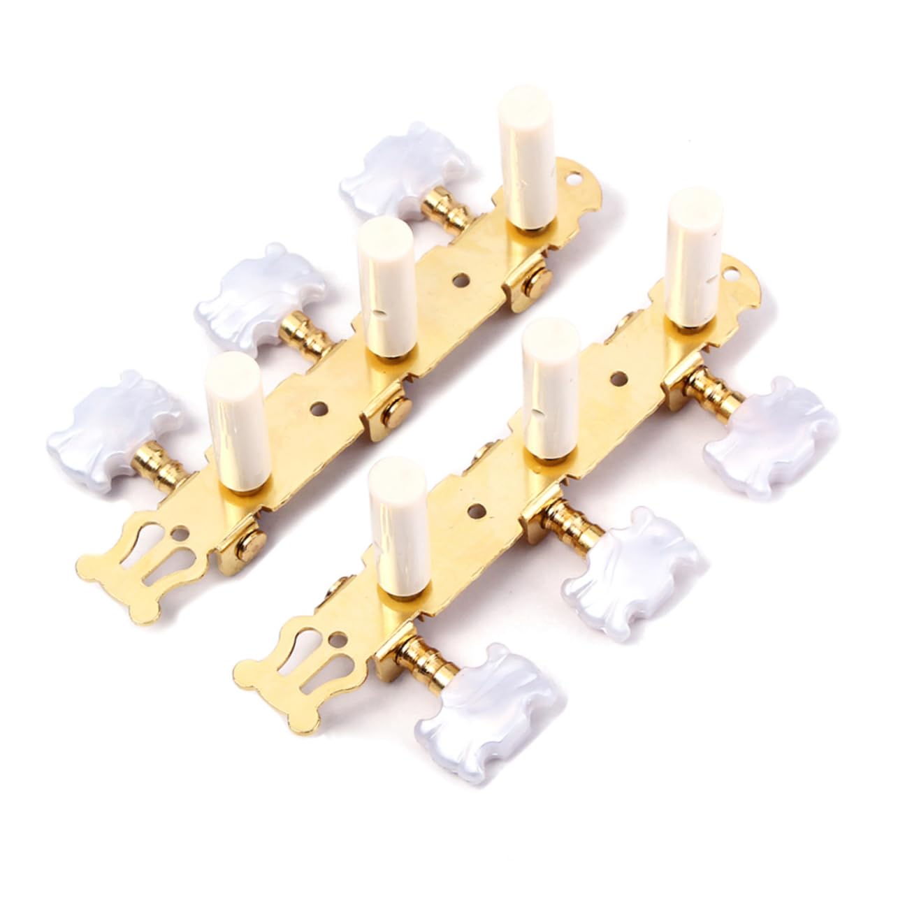 TOYANDONA 3paia Accordatore Chitarra Classico Con Meccaniche Testa Fiore Oro Tuning Pegs Per Chitarra Design Elegante e Resistente Facile Installazione
